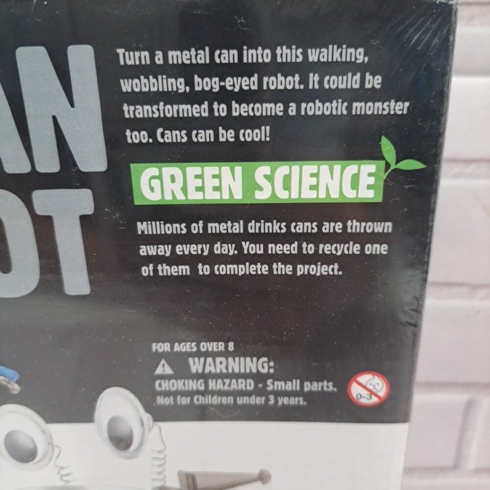 Green Science 4M TIN CAN ROBOT, Fun Mechanics Kit, New In Box - Picture 2 of 5